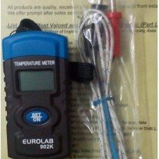 K type thermometer with probe
